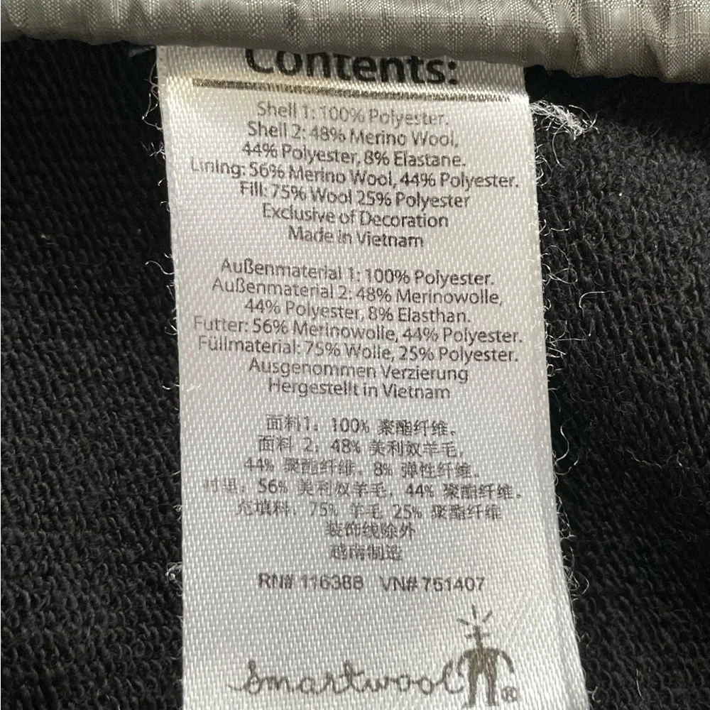 Wool Blend Performance Layer Trails Outdoor Jacket Medium M Smartwool Corbet 120